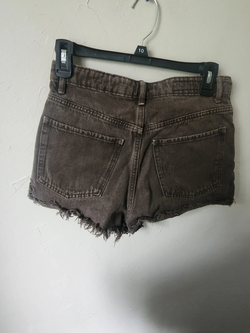 Zara Distressed Denim Shorts Size 4